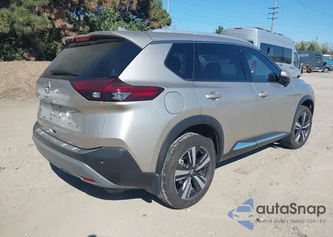 2021 Nissan Rogue Sl Intelligent Awd из США, поврежденный, VIN JN8AT3CB4MW232134